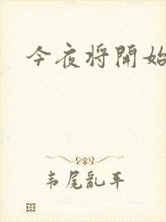 今夜将开始小说