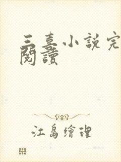 三喜小说完整版阅读封面