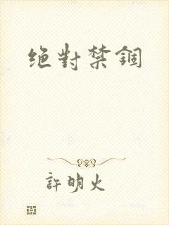 绝对禁锢封面