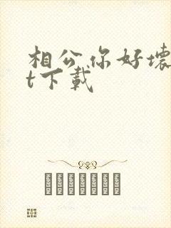 相公你好坏txt下载