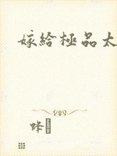 嫁给极品太子