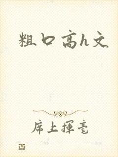 粗口高h文