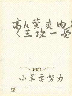 高h荤爽肉欲文〈三攻一受〉视频