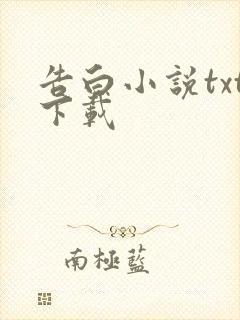 告白小说txt下载