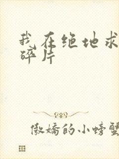我在绝地求生捡碎片