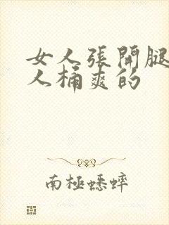女人张开腿让男人桶爽的