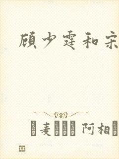 顾少霆和宋斯曼
