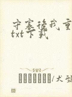 守寡后我重生了txt下载