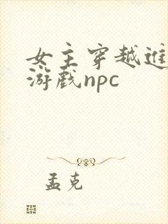 女主穿越进18游戏npc封面