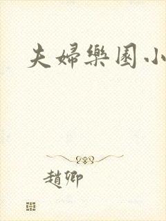 夫妇乐园小说