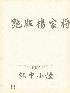 艳版杨家将封面