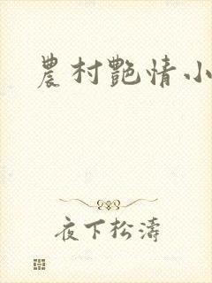 农村艳情小说封面