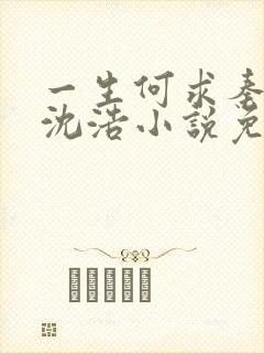 一生何求秦菲雪沈浩小说免费阅读全文