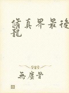 修真界最后一条龙