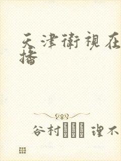 天津卫视在线直播封面