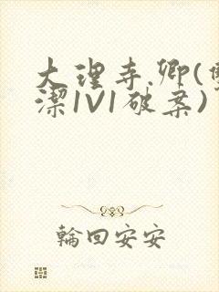 大理寺.卿(双洁1V1破案)