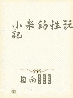 小米的性玩具日记