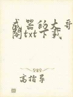 成器的大哥笔趣阁txt下载封面