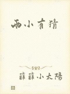 两小有猜