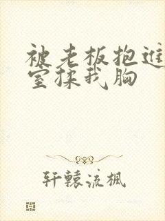 被老板抱进办公室揉我胸