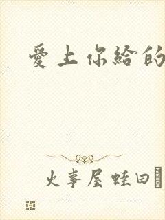 爱上你给的痛