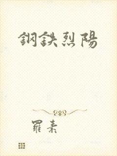 钢铁烈阳封面