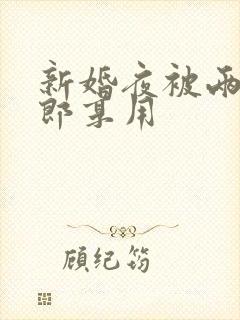 新婚夜被两个伴郎享用