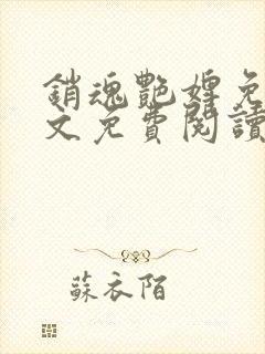 销魂艳婢免费全文免费阅读封面