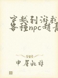 穿越到游戏里和各种npc赵青蔓