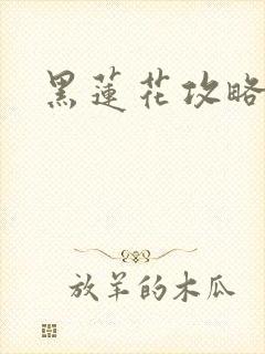 黑莲花攻略手册