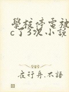 学校停电被同桌c了3次小说