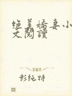 绝美娇妻小说全文阅读封面