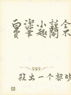 白洁小说全文免费笔趣阁不知所措封面