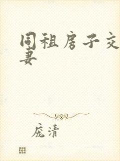 同租房子交换夫妻封面