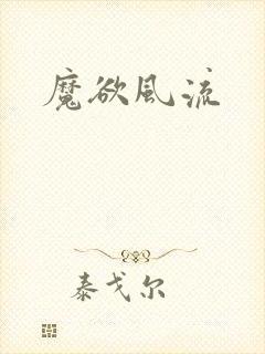 魔欲风流封面