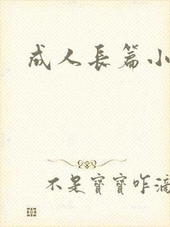 成人长篇小说