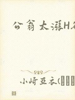 公翁太涨H欲渴