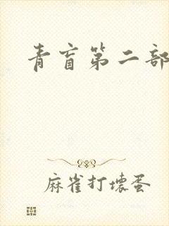 青盲第二部封面