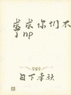 求求你们不要做了np