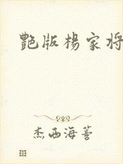 艳版杨家将封面