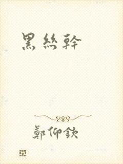 黑丝干