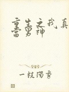 重生之我真没想当男神封面