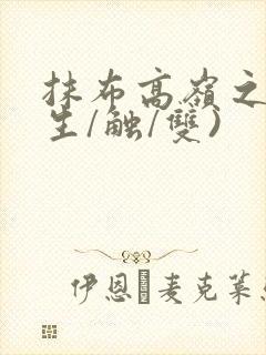 抹布高岭之花(生/触/双)