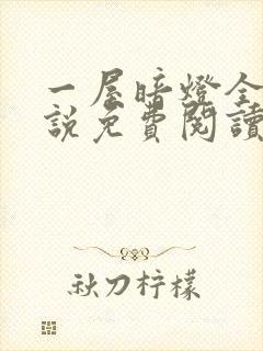 一屋暗灯全文小说免费阅读封面