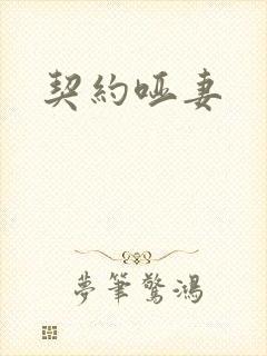 契约哑妻封面