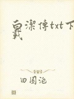 白洁传txt下载