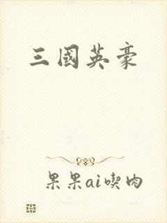 三国英豪封面