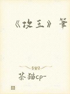 《攻玉》笔趣阁封面