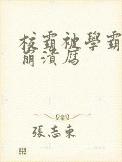 校霸被学霸玩到崩溃腐封面