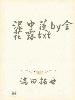 泥中莲by金银花露txt